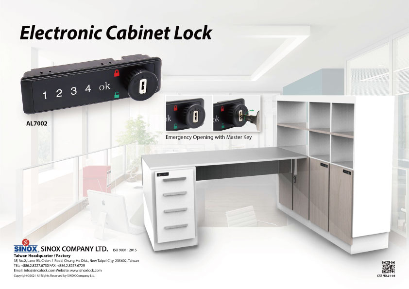 Product DM of AL7002 Model Smart Digital Lock for Cabinet Drawer Product DM of AL7002 Model Smart Digital Lock for Cabinet Drawer