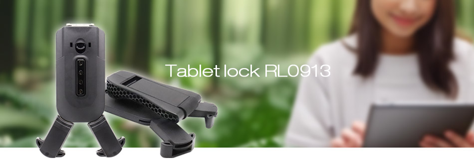 RL0913 : Sinox Tablet lock made by PCR material RL0913 : Sinox Tablet lock made by PCR material