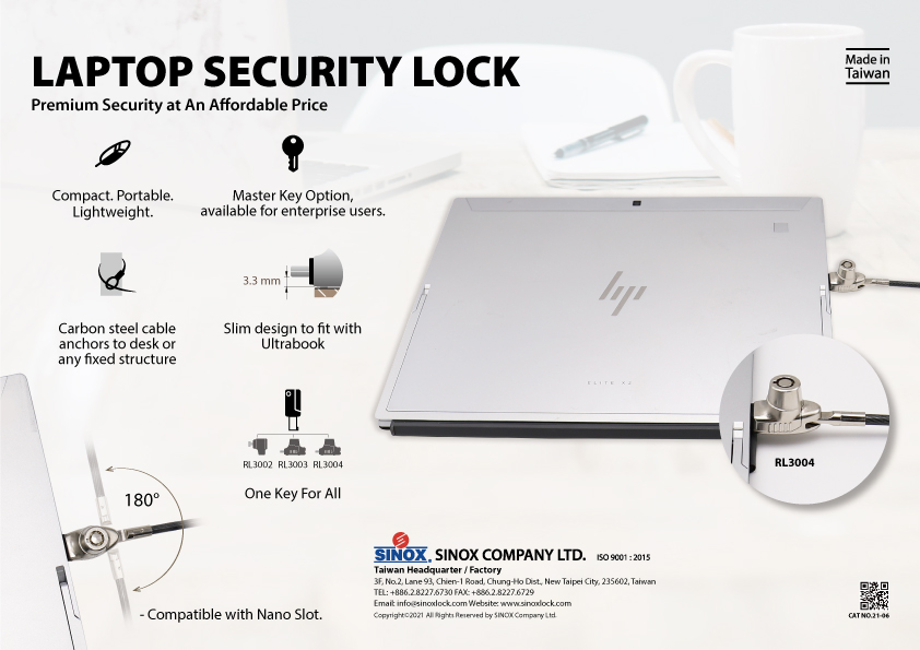 Promote DM of Sinox Laptop Security Locks Series Promote DM of Sinox Laptop Security Locks Series
