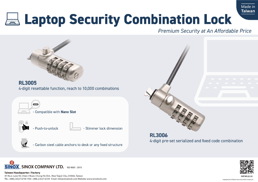 Laptop noble slot combination computer lock proimages/products/02-Office_NB_3C/03-Combo_Locks/RL3005/RL3005-RL3006-b.jpg